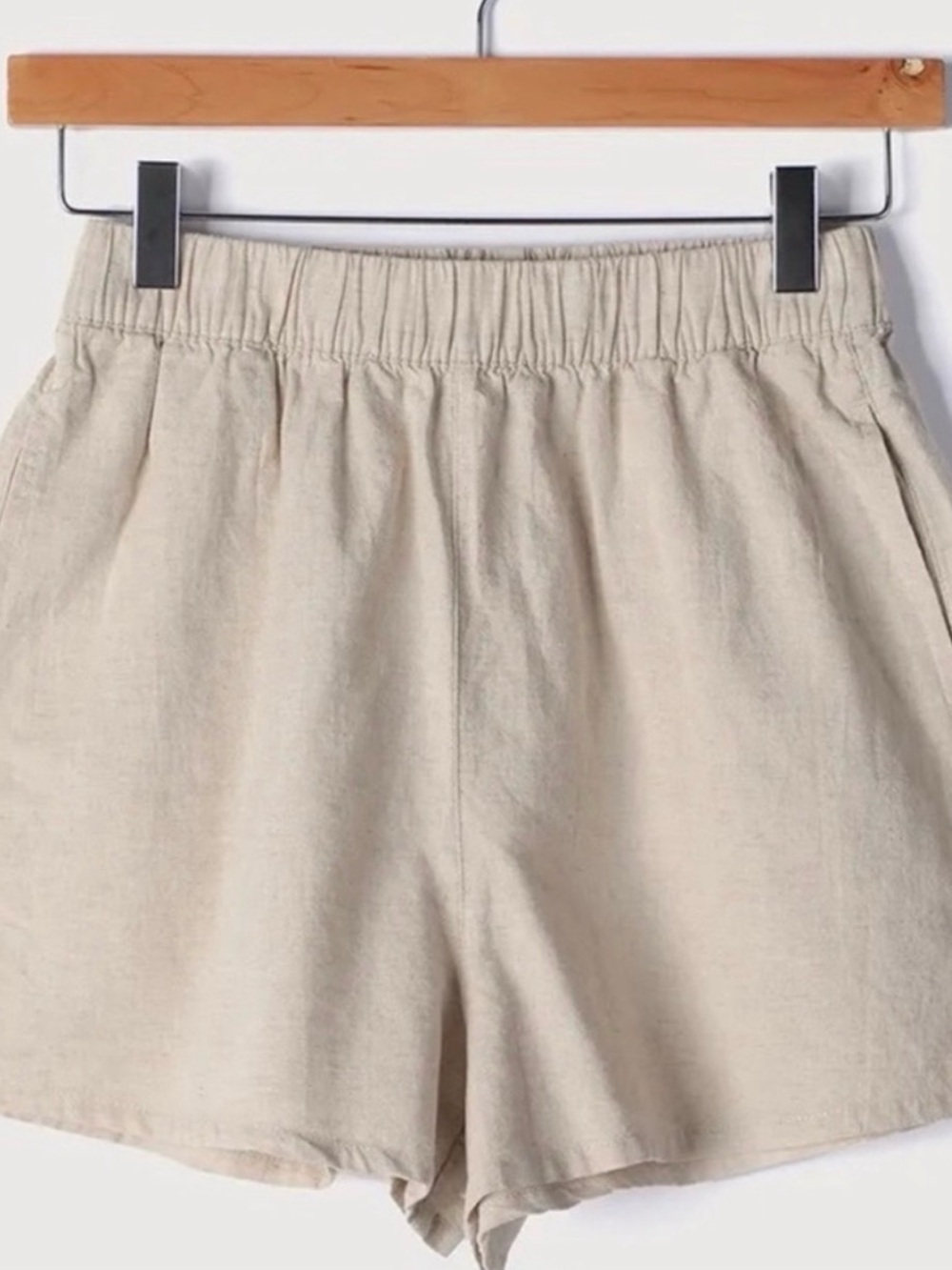 Rhythm. Women’s Elastic Waist Shorts in Cream